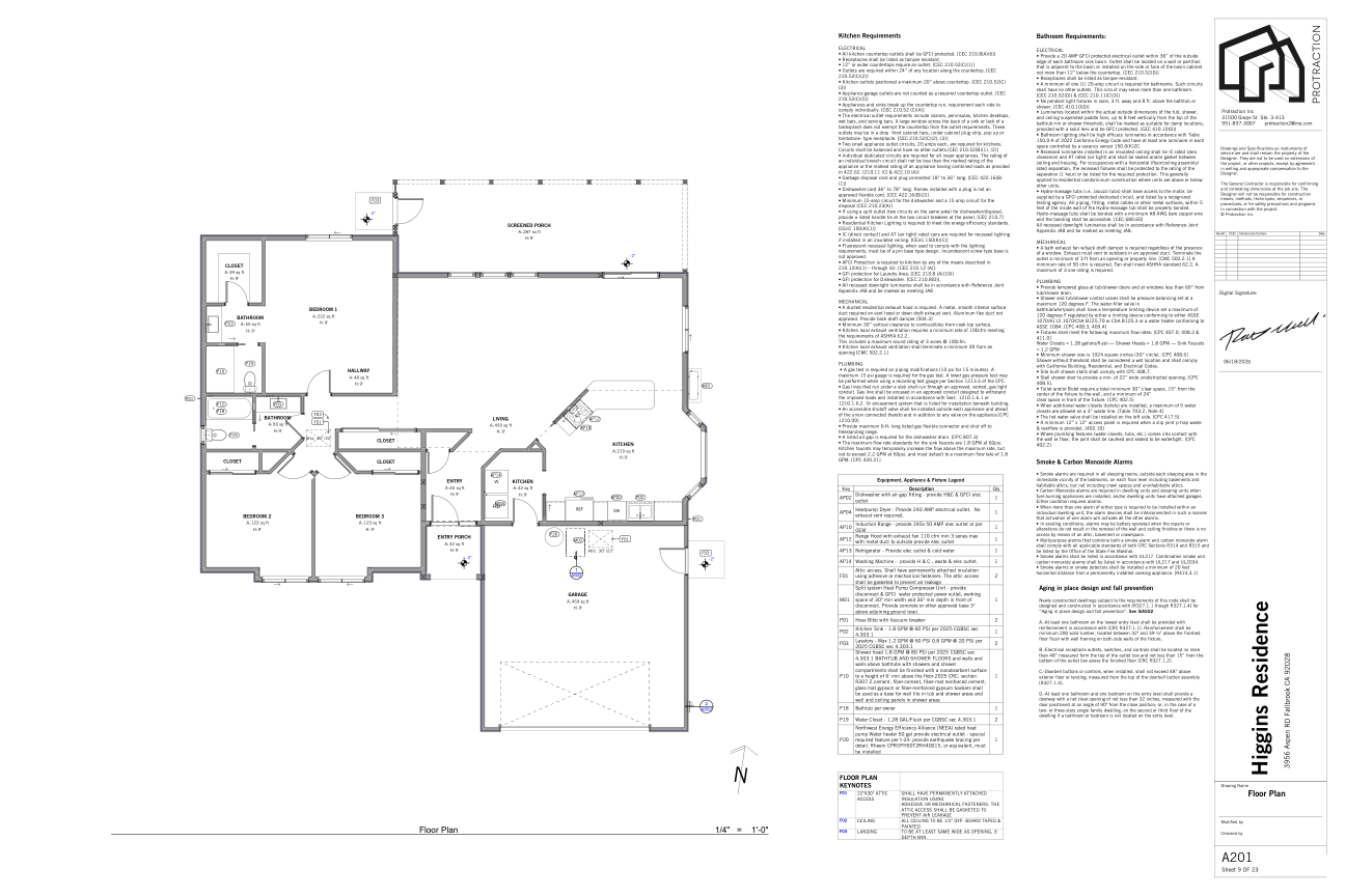 Proposed architectural floor plan for the residence design